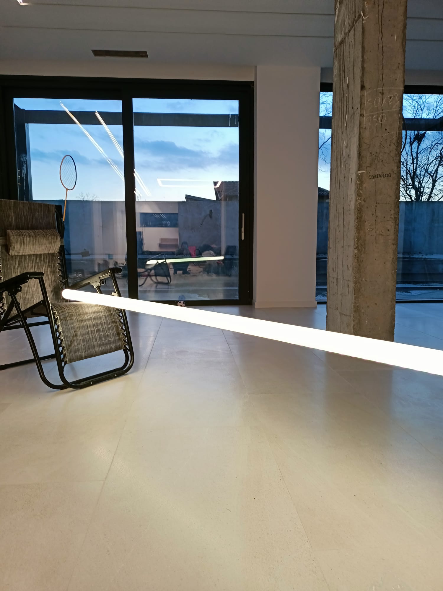 Profil LED suspendat tip A212,cilindric, lungime 2m